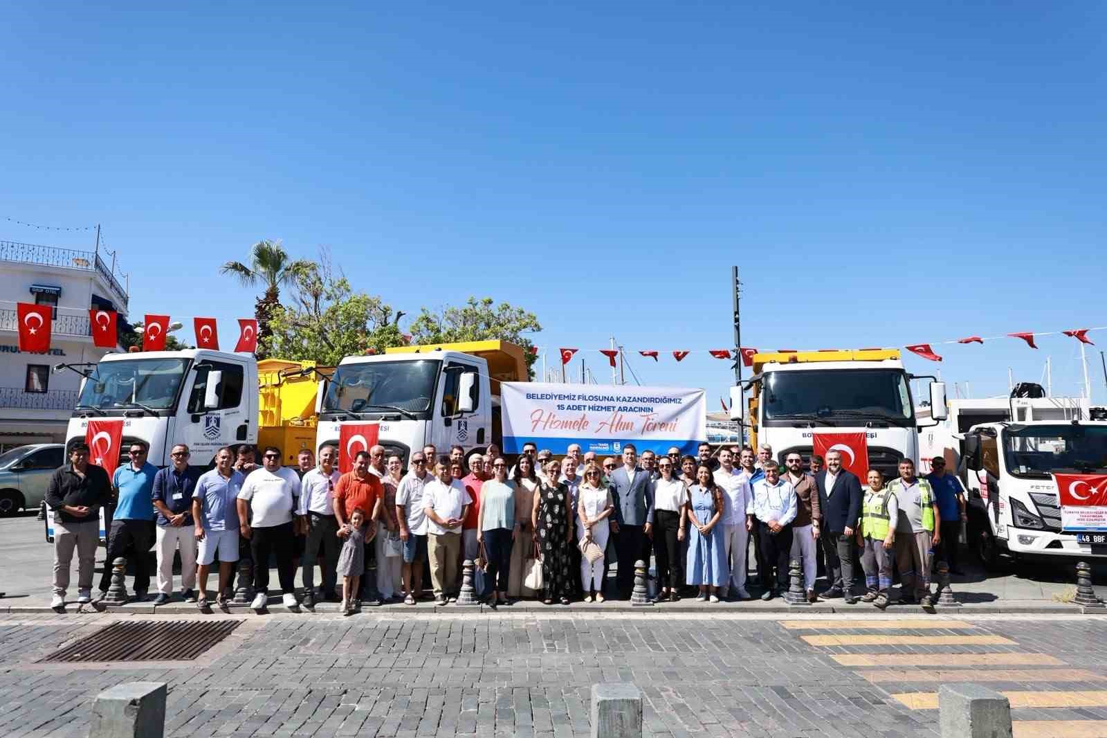 BODRUM’DA SON İKİ YILDA TOPLAM 48 YENİ ARAÇ ENVANTERE KATILDI