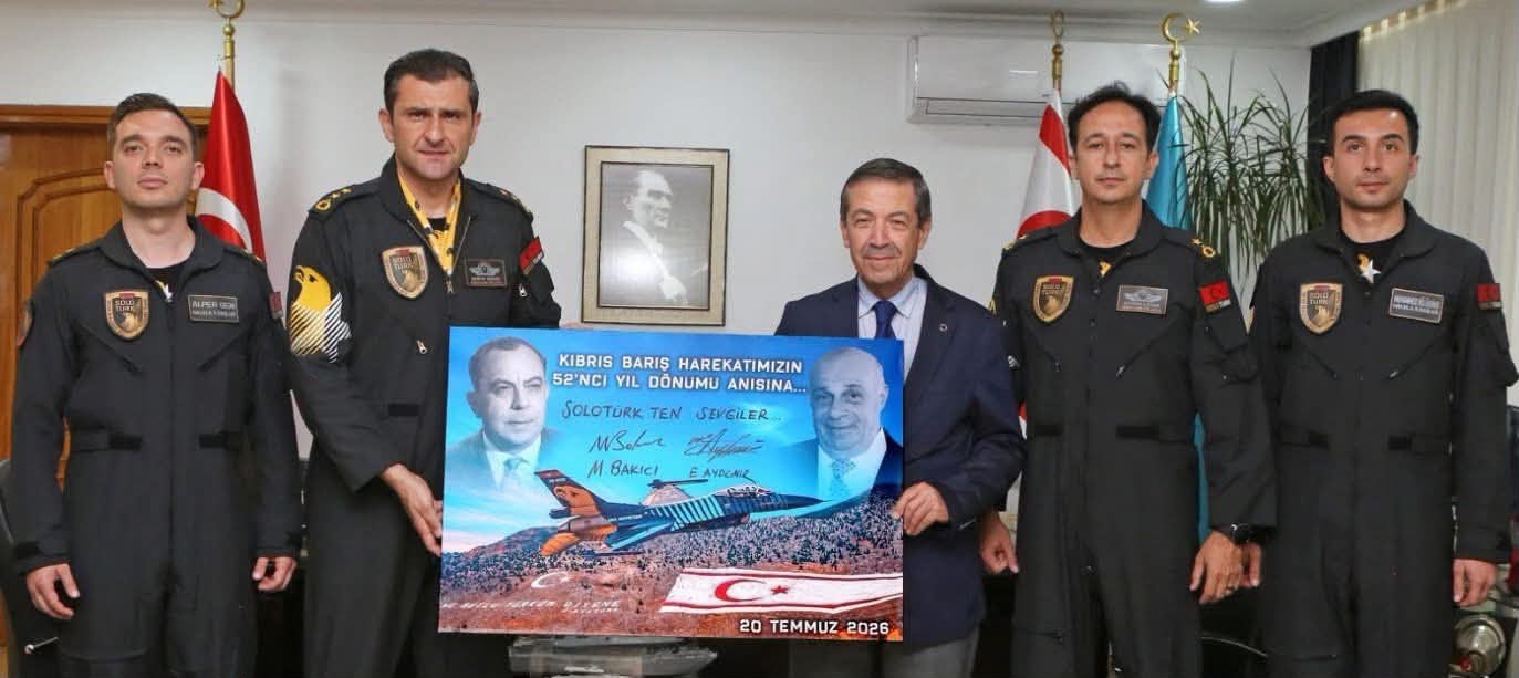 KKTC DIŞİŞLERİ BAKANI ERTUĞRULOĞLU: "TÜRK F-16’LARI İLE BÜYÜK GURUR DUYUYORUZ"