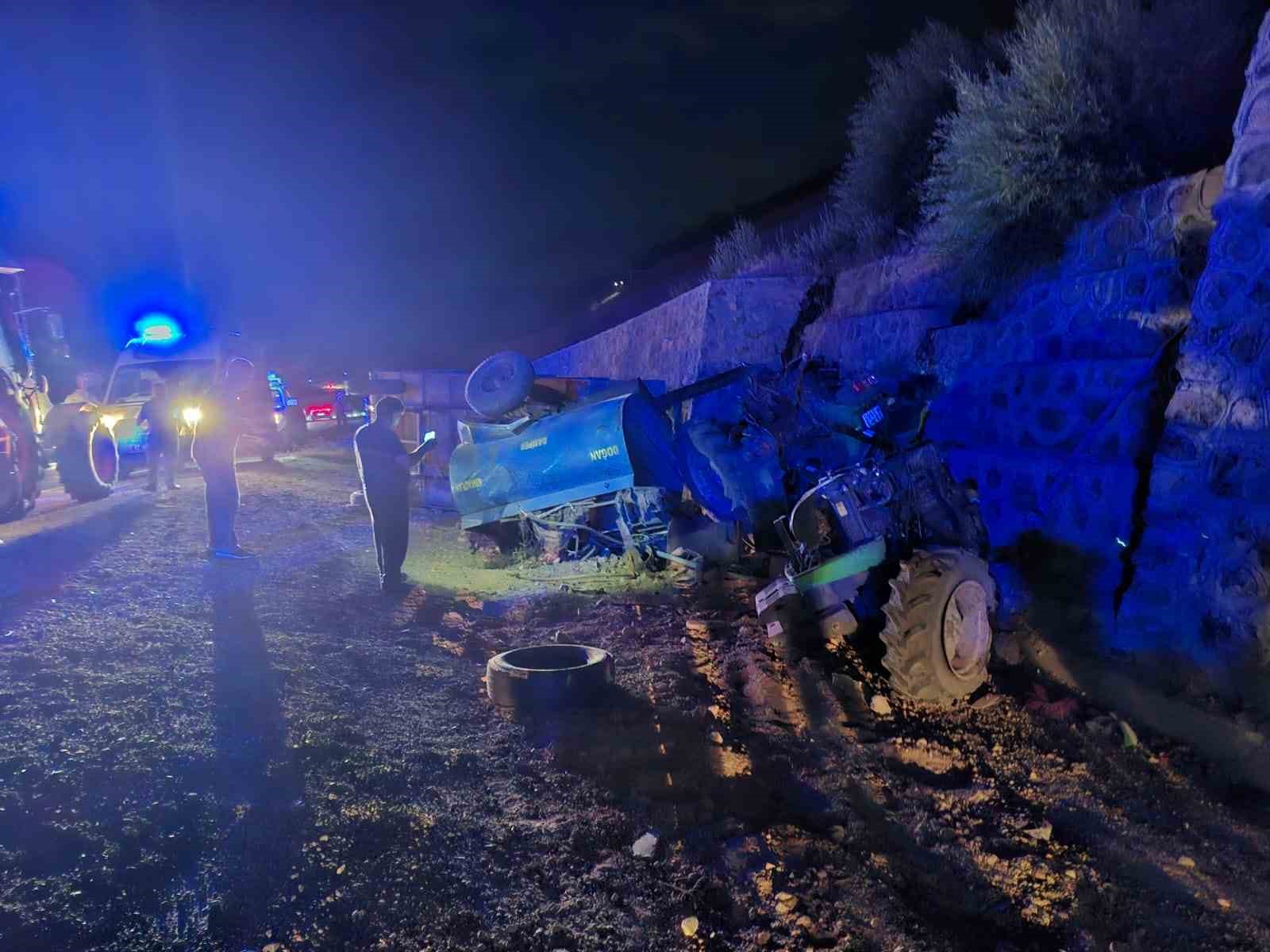 BİNGÖL’DE TRAFİK KAZASI: 1 ÖLÜ