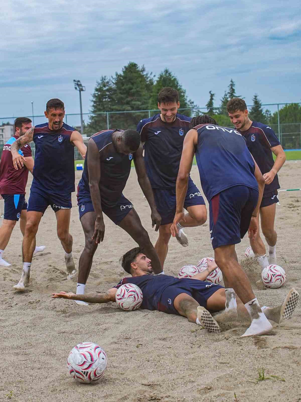 TRABZONSPOR KUMDA ÇALIŞTI