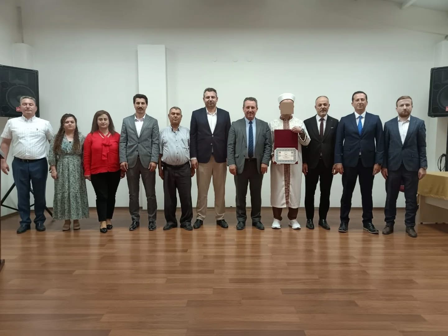 BOZÜYÜK AÇIK CEZA İNFAZ KURUMU’NDA, HAFIZLIK BELGESİ TAKDİM PROGRAMI