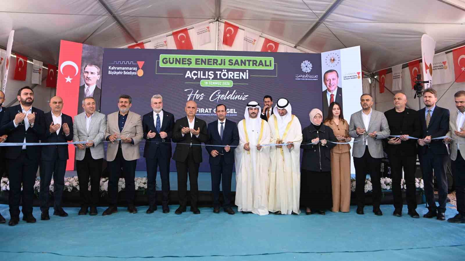 KAHRAMANMARAŞ GÜNEŞ ENERJİ SANTRALİ HİZMETE AÇILDI