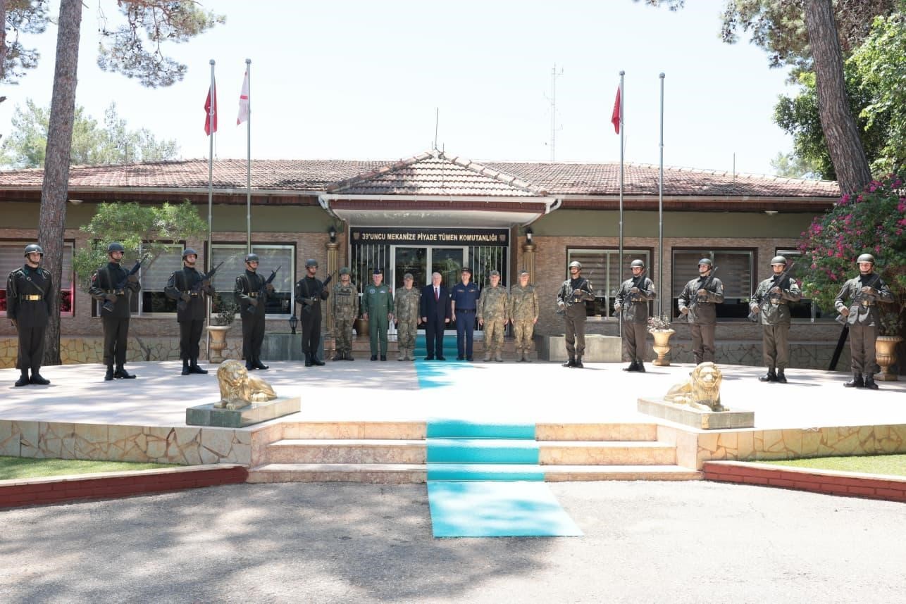 BAKAN GÜLER, 9’UNCU MEKANİZE PİYADE TÜMEN KOMUTANLIĞI’NI ZİYARET ETTİ