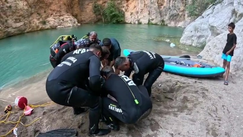 KAPUZ KANYONU’NDA SERİNLEMEK İÇİN GİRDİĞİ SUDA HAYATINI KAYBETTİ
