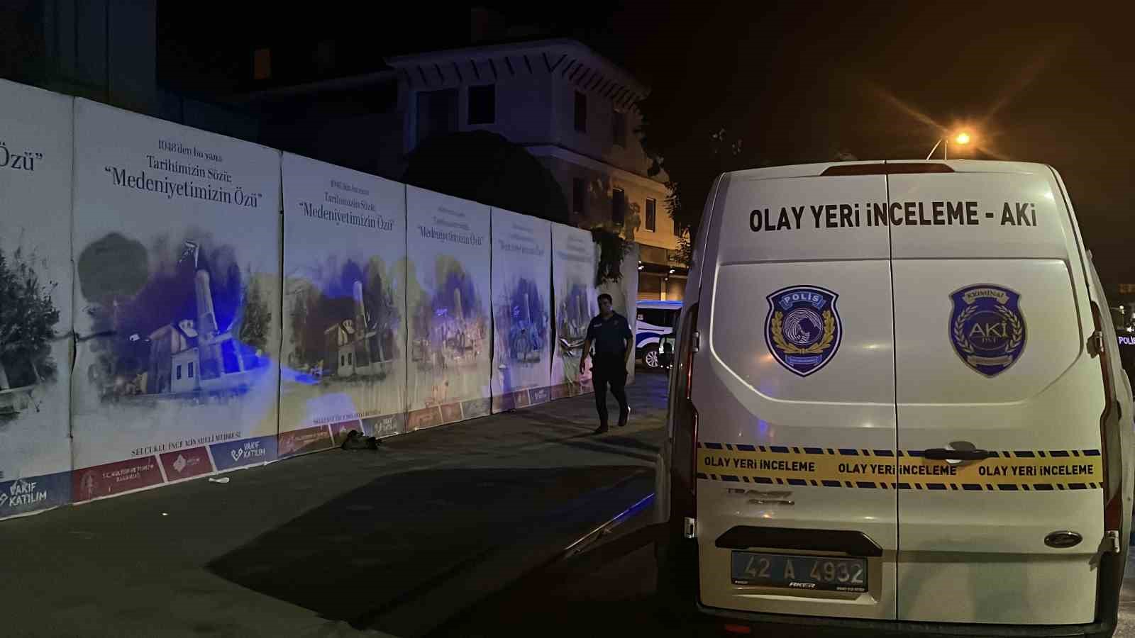 KONYA’DA KAVGA KANLI BİTTİ: 1 YARALI