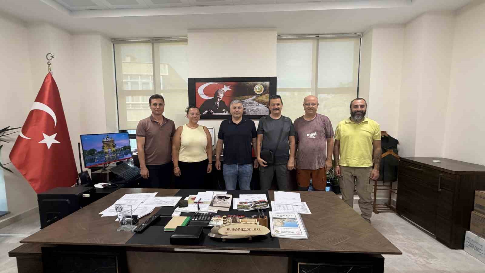 İDA SAR’DAN EDREMİT ORMAN İŞLETME MÜDÜRÜ SOLMAZ’A ZİYARET