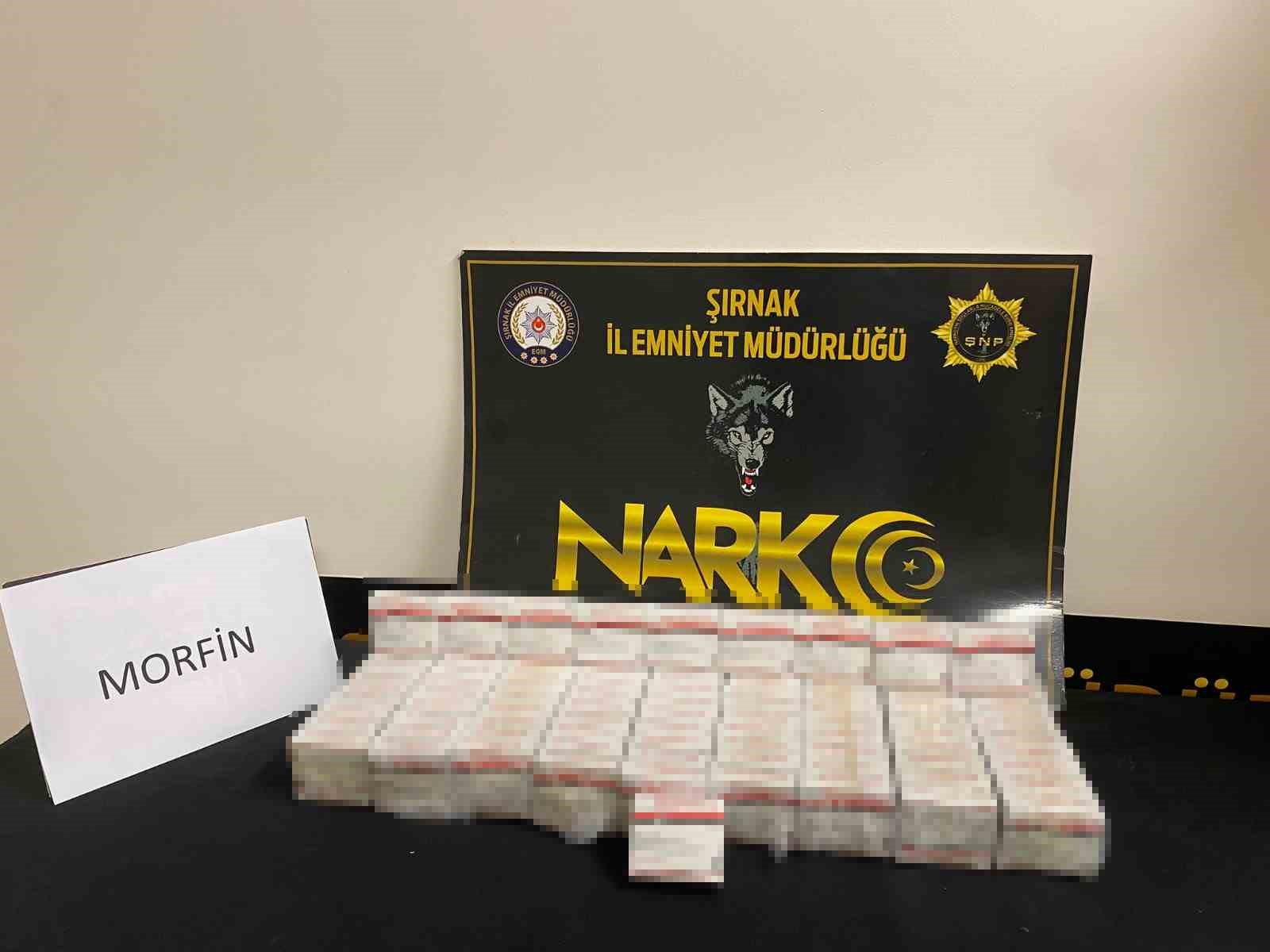ŞIRNAK’TA 1 MİLYON 950 BİN LİRALIK KAÇAK ÜRÜN VE UYUŞTURUCU ELE GEÇİRİLDİ: 6 TUTUKLAMA
