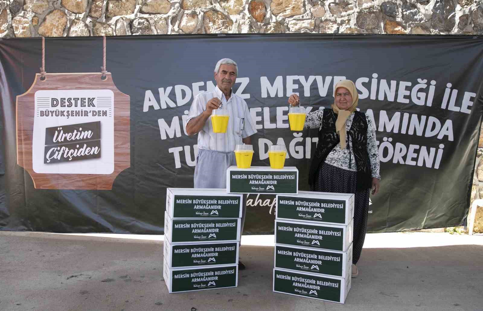 MERSİN’DE AKDENİZ MEYVE SİNEĞİNE KARŞI FEROMON TUZAĞI DESTEĞİ