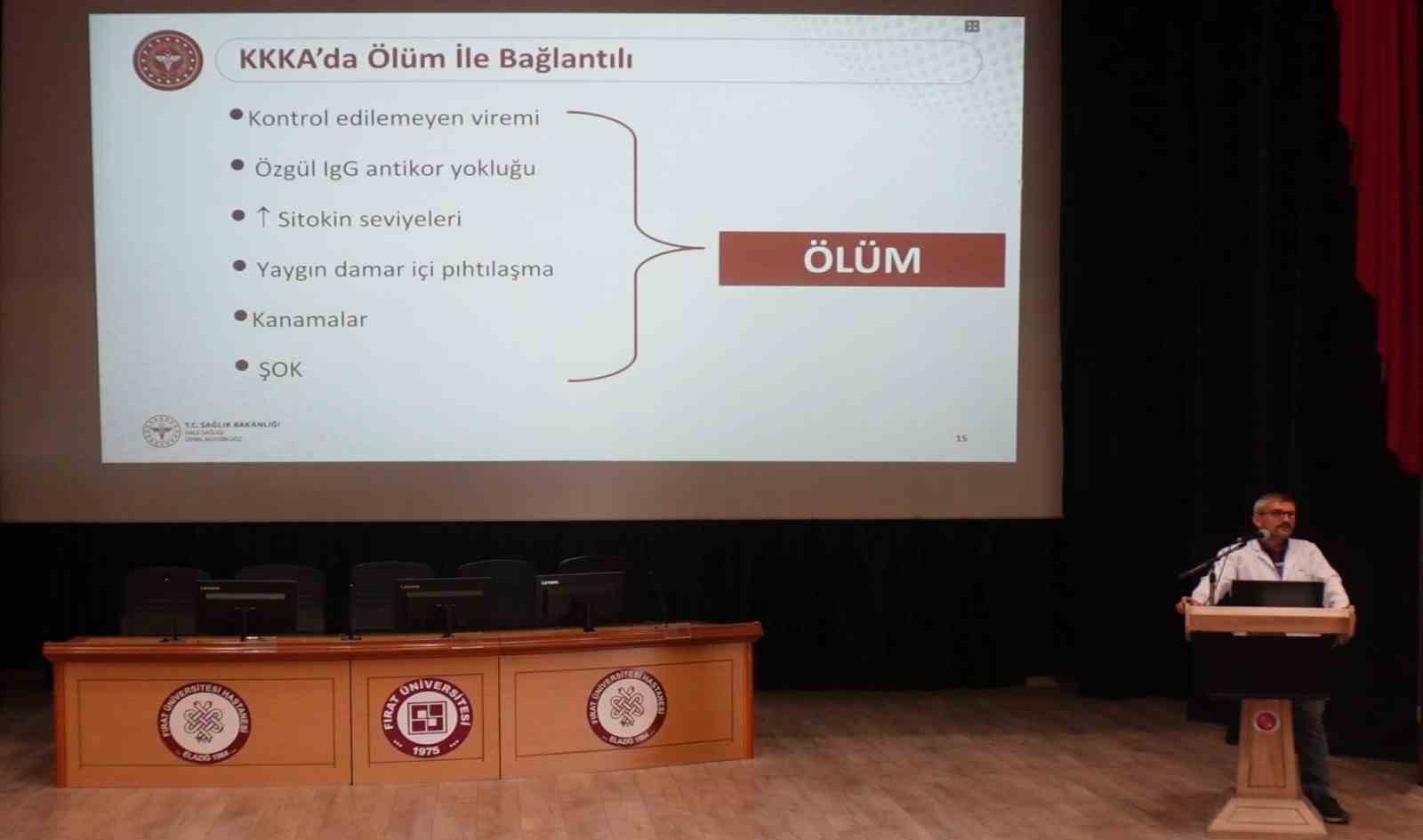 ELAZIĞ’DA SAĞLIK ÇALIŞANLARINA KKKA EĞİTİMİ