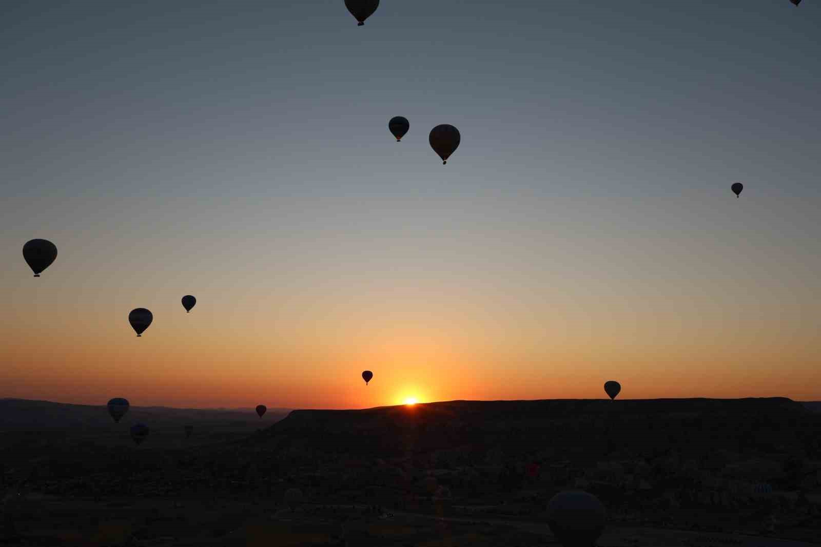 6 AYDA 306 BİN TURİST KAPADOKYA’YI KUŞ BAKIŞI İZLEDİ