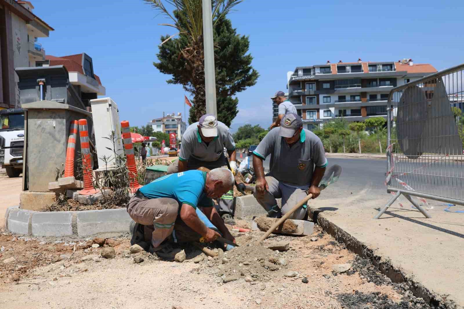 ALANYA KESTEL MAHALLESİNDE ÇALIŞMALAR ETAP ETAP SÜRÜYOR