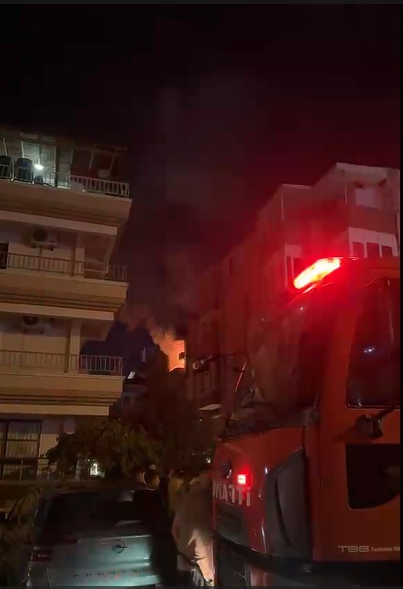 DİDİM’DE İKAMET YANGINI; YANGIN ÇIKAN DAİREDE MADDİ HASAR OLUŞTU