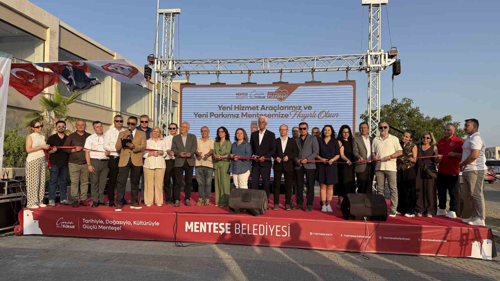 MENTEŞE BELEDİYESİ YENİ ARAÇLARINI HİZMETE ALDI