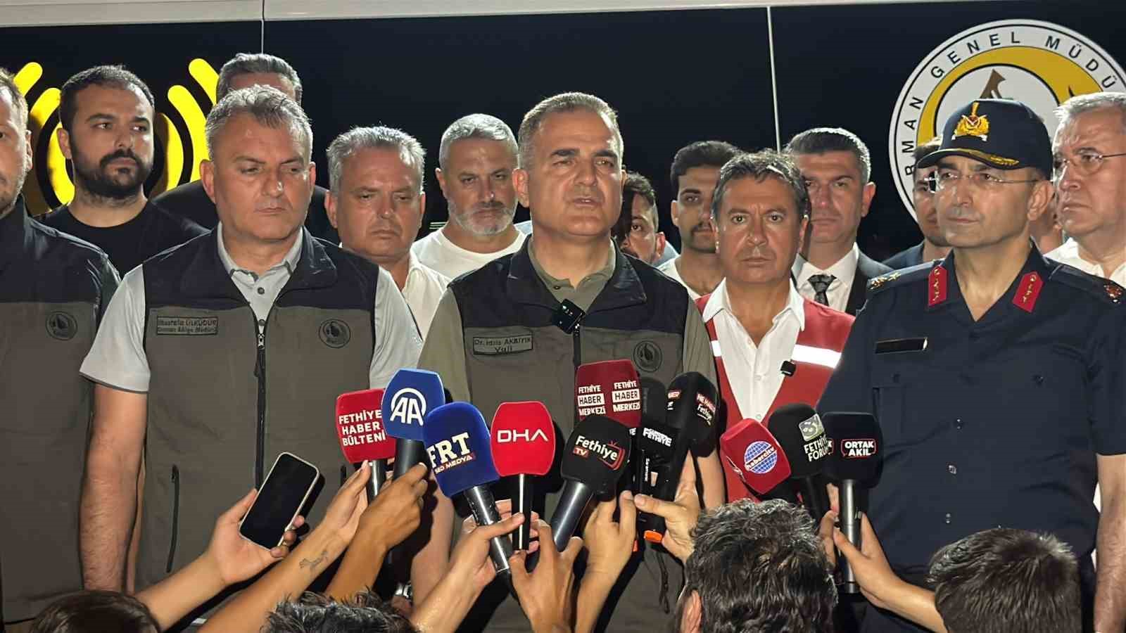 VALİ AKBIYIK: "ORMAN YANGINI İÇİN 417 PERSONEL VE 126 ARAÇLA MÜCADELEMİZ SÜRÜYOR"