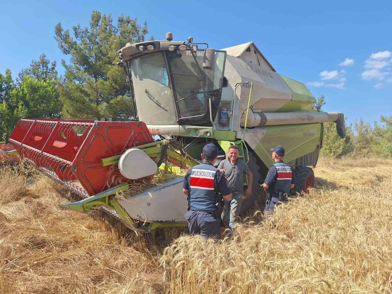 YANGIN RİSKİNE KARŞI BİÇERDÖVERLER KONTROLDEN GEÇTİ