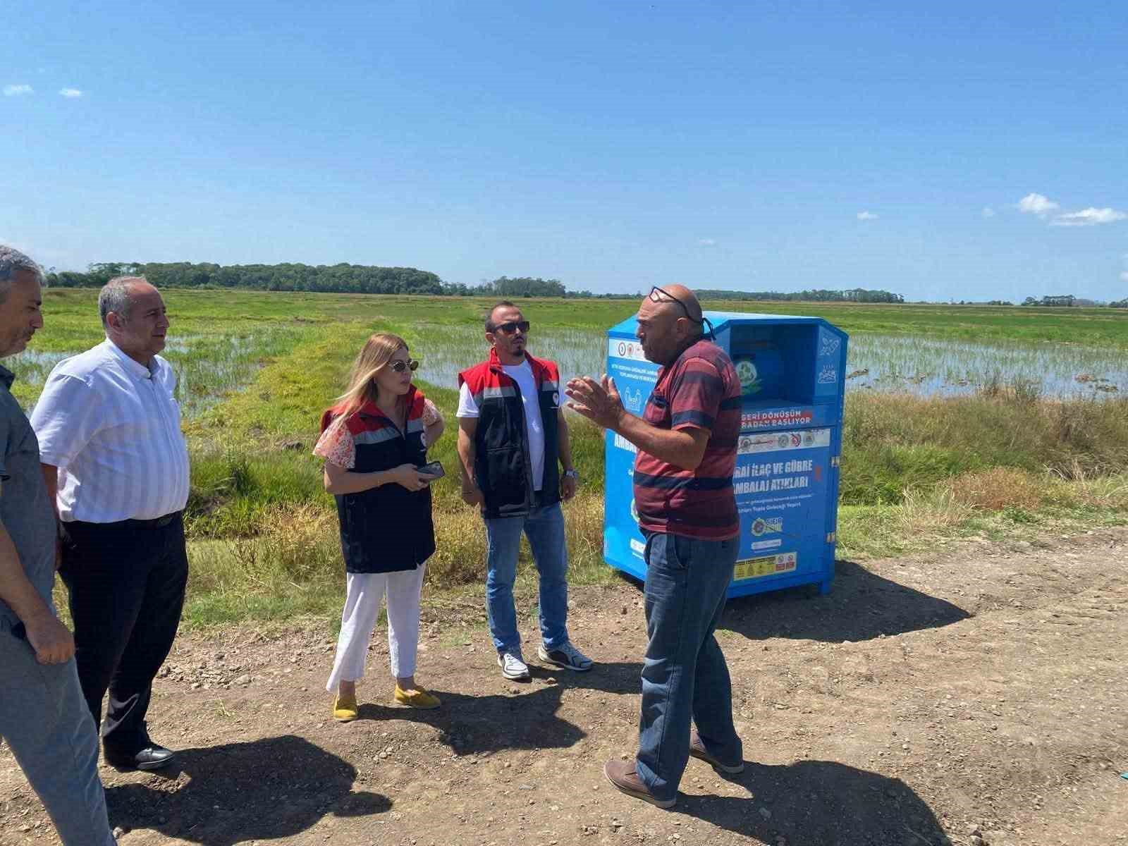 SAMSUN’A BİTKİ AMBALAJ ATIKLARI İÇİN 105 YENİ KONTEYNER