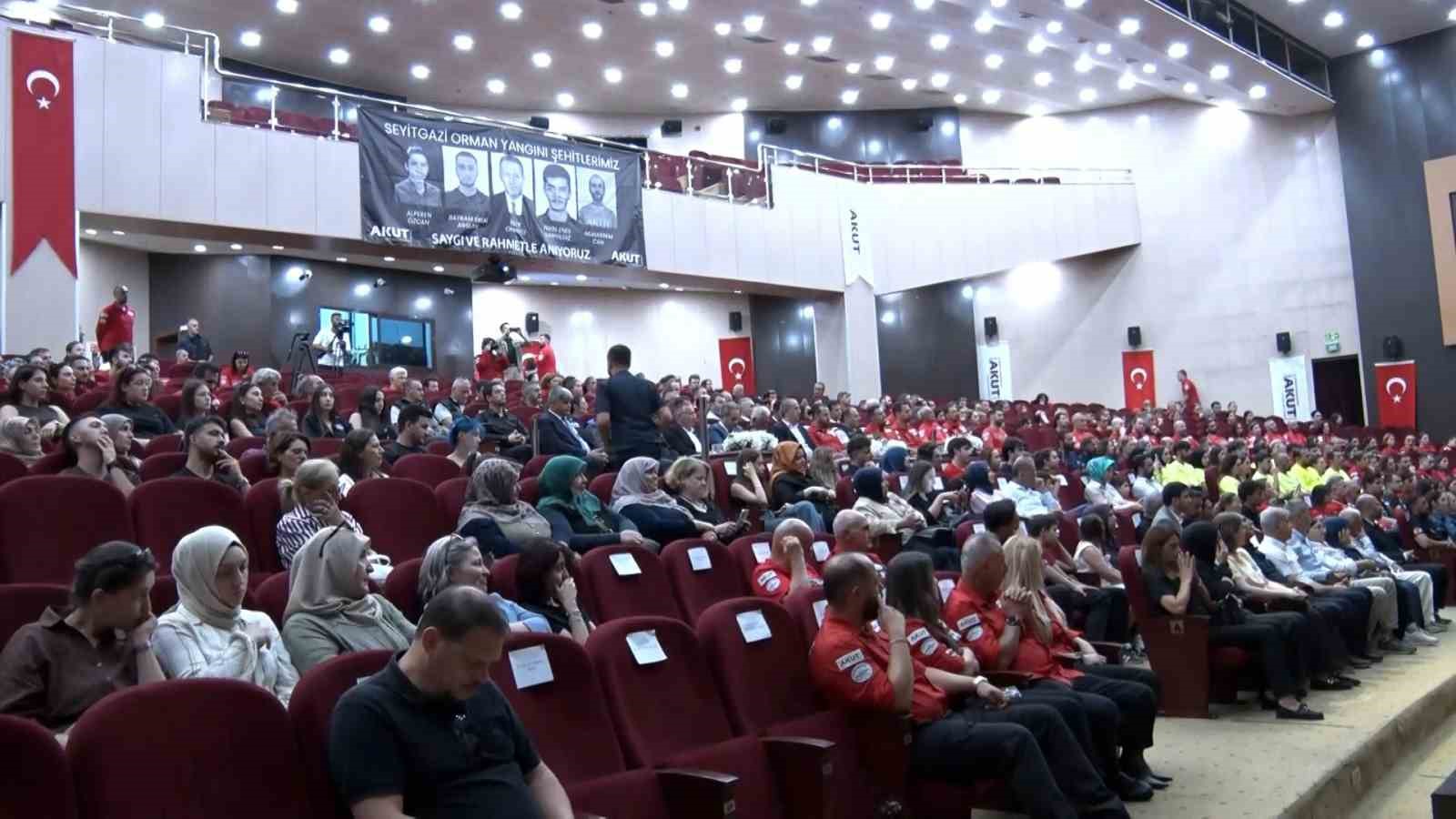 SEYİTGAZİ’DEKİ ORMAN YANGININDA ŞEHİT OLAN 10 KİŞİ ANILDI
