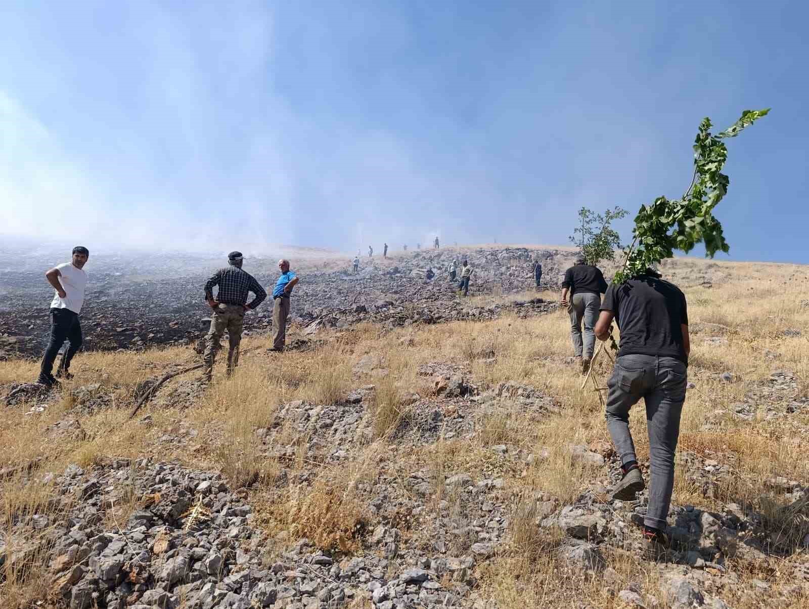 MALATYA’DA ANIZ YANGINI