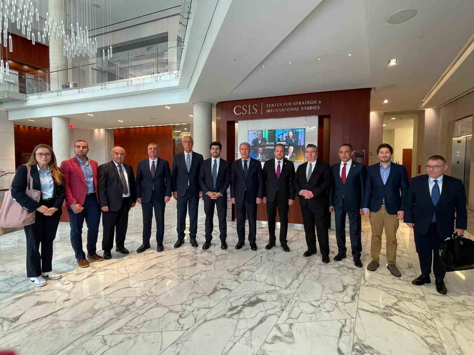 TBMM MİLLİ SAVUNMA KOMİSYONU BAŞKANI AKAR: "VAŞİNGTON’DA TÜRKİYE’NİN MİLLİ MENFAATLERİNİ SAVUNMAK BİZİM ASLİ GÖREVİMİZDİR"