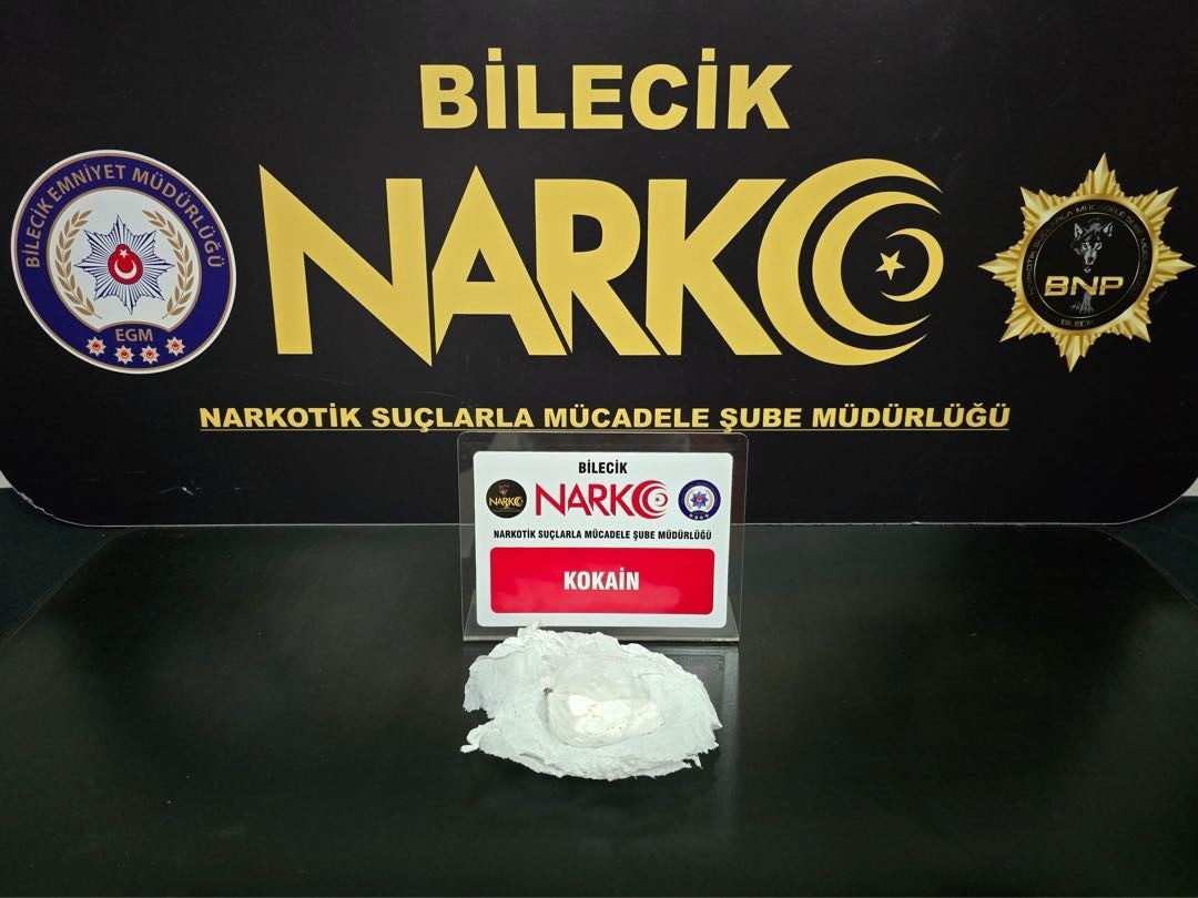 BİLECİK’TE UYUŞTURUCU OPERASYONU: 1 GÖZALTI