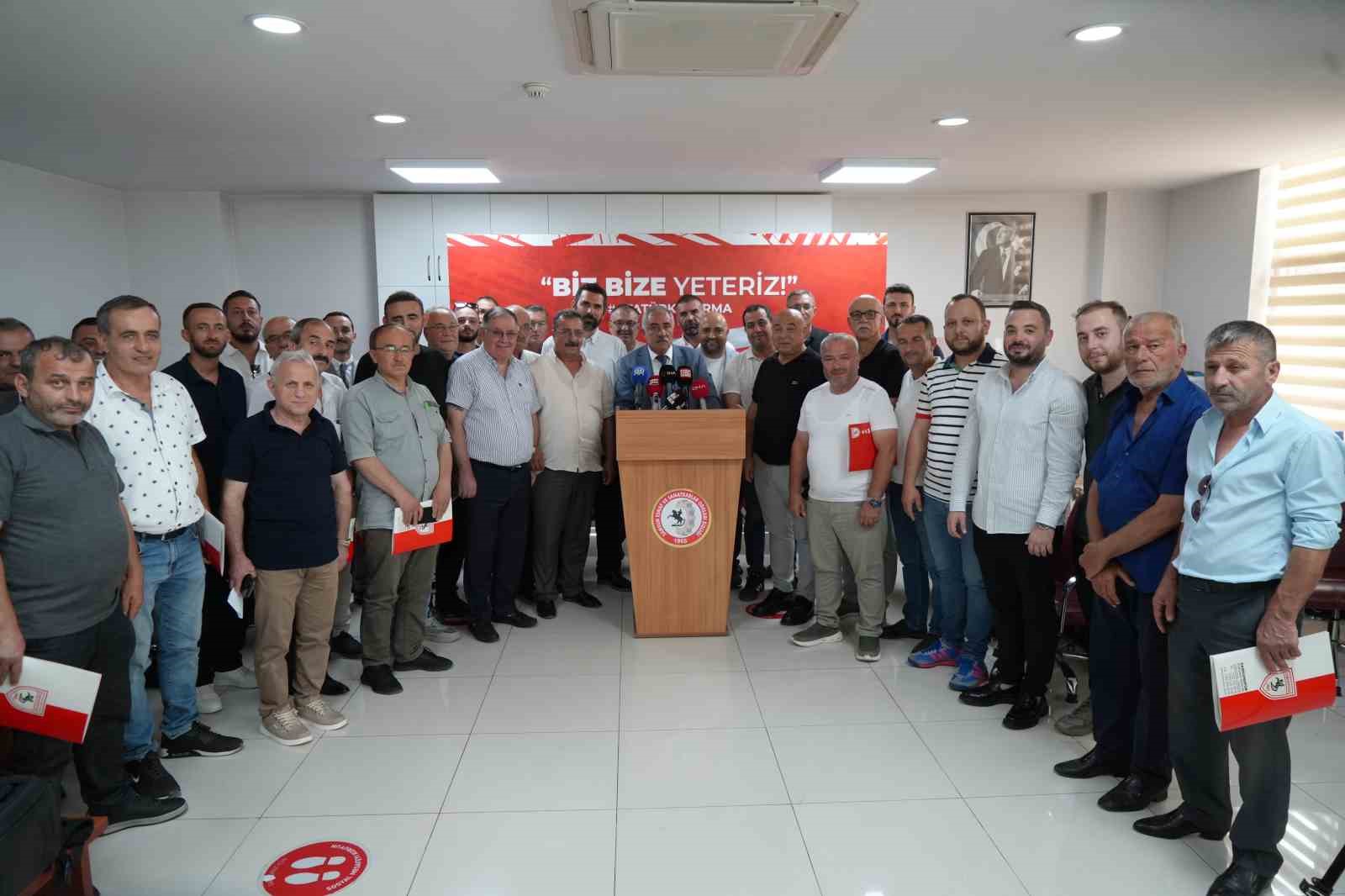 ESNAFTAN SAMSUNSPOR’A DESTEK SÖZÜ
