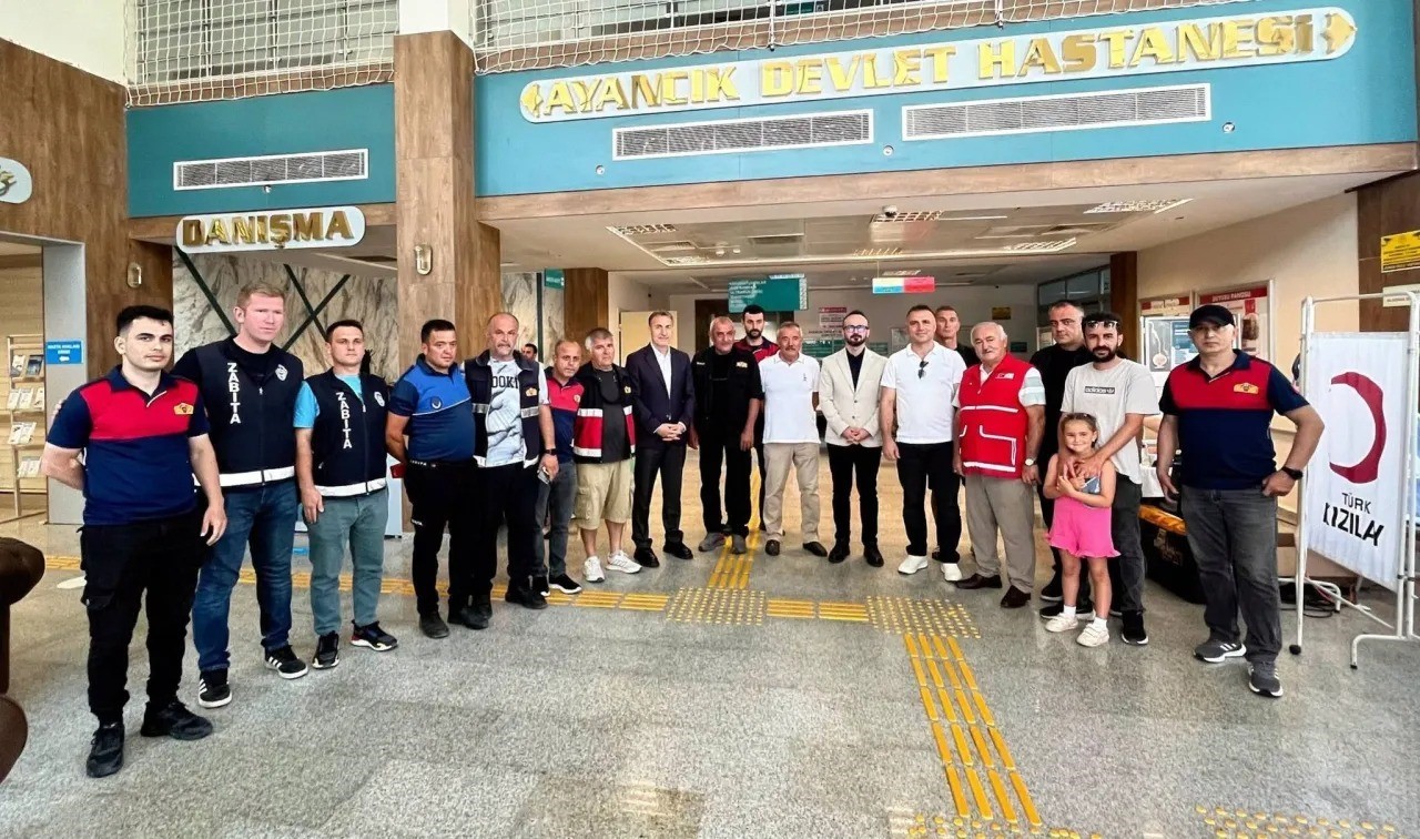 AYANCIK’TA KAN BAĞIŞI SEFERBERLİĞİ