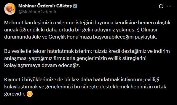 BAKAN GÖKTAŞ, MEHMET ÇİFTÇİ’YE ULAŞTI