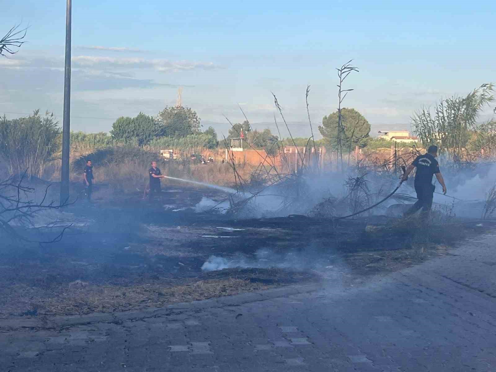 KURU OTLAR TUTUŞTU, ALEVLER AĞILA SIÇRADI