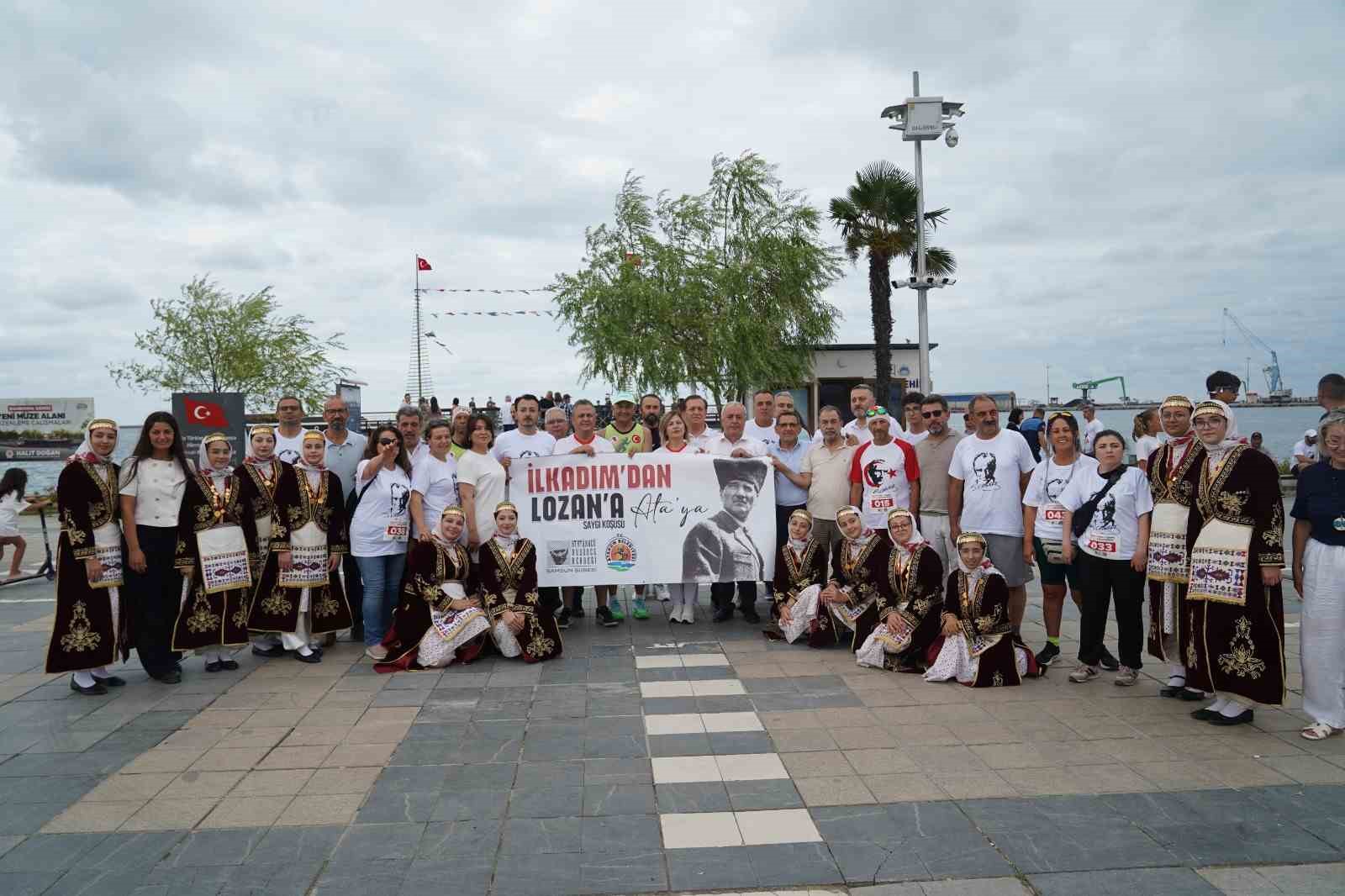 SAMSUN’DA LOZAN’IN 103. YILINDA ATA’YA SAYGI KOŞUSU DÜZENLENDİ