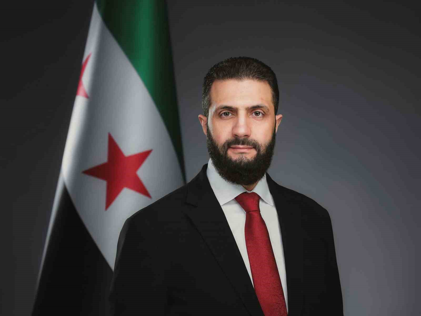 SURİYE DEVLET BAŞKANI AHMED EŞ-ŞARA: "İSRAİL İLE GÜVENLİK ANLAŞMASI YAPMAYI AMAÇLIYORUZ"