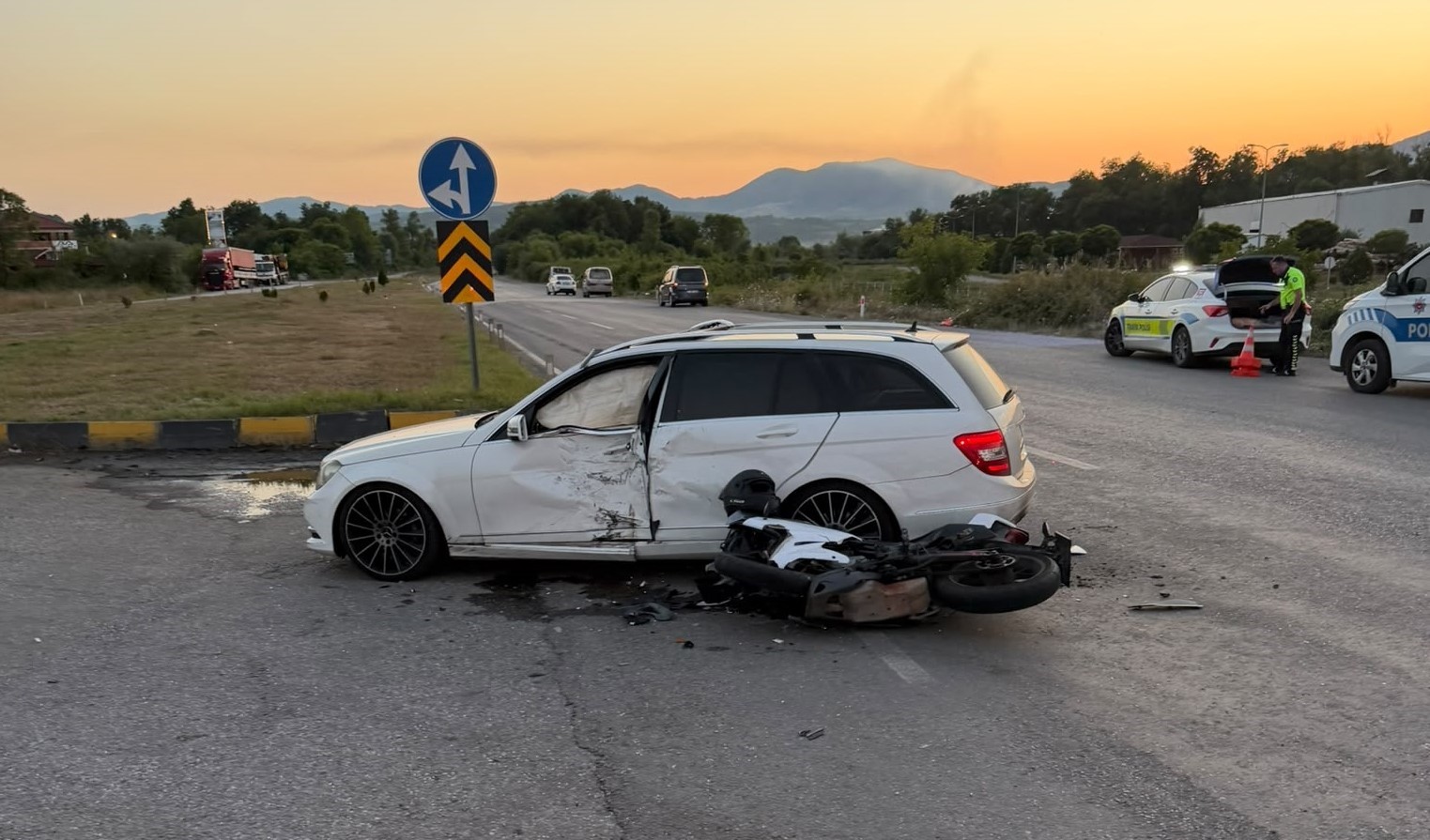 ZONGULDAK’TA KAZADA MOTOSİKLET SÜRÜCÜSÜ HAYATINI KAYBETTİ