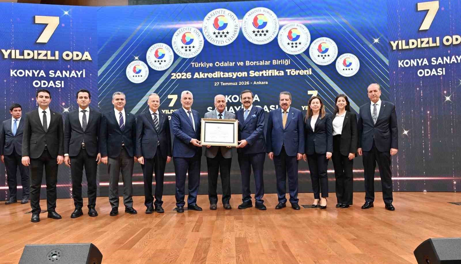 KSO, 7 YILDIZLI HİZMET VEREN TÜRKİYE’DEKİ TEK SANAYİ ODASI OLDU