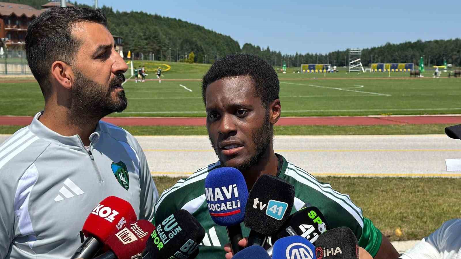 KOCAELİSPORLU BAKU’DAN TARAFTARLARA: "MESAJIMI SAHADA VERECEĞİM"