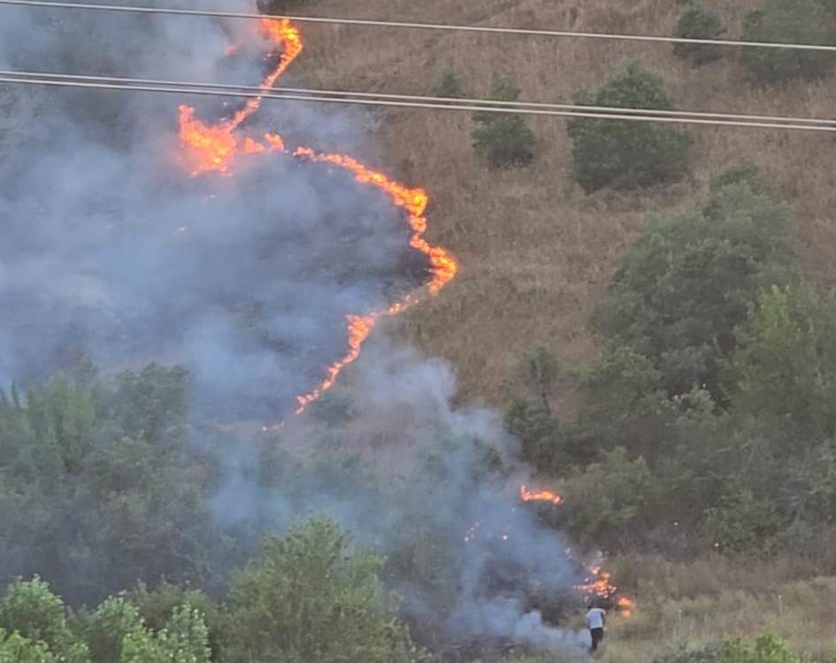SİMAV’DA ÇIKAN ORMAN YANGINI BÜYÜMEDEN SÖNDÜRÜLDÜ