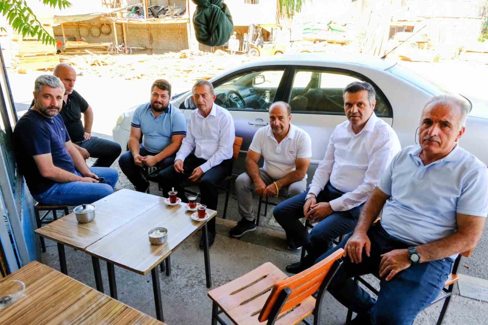 BAŞKAN TANOĞLU, ESNAF VE SANAYİCİNİN TALEPLERİNİ DİNLEDİ
