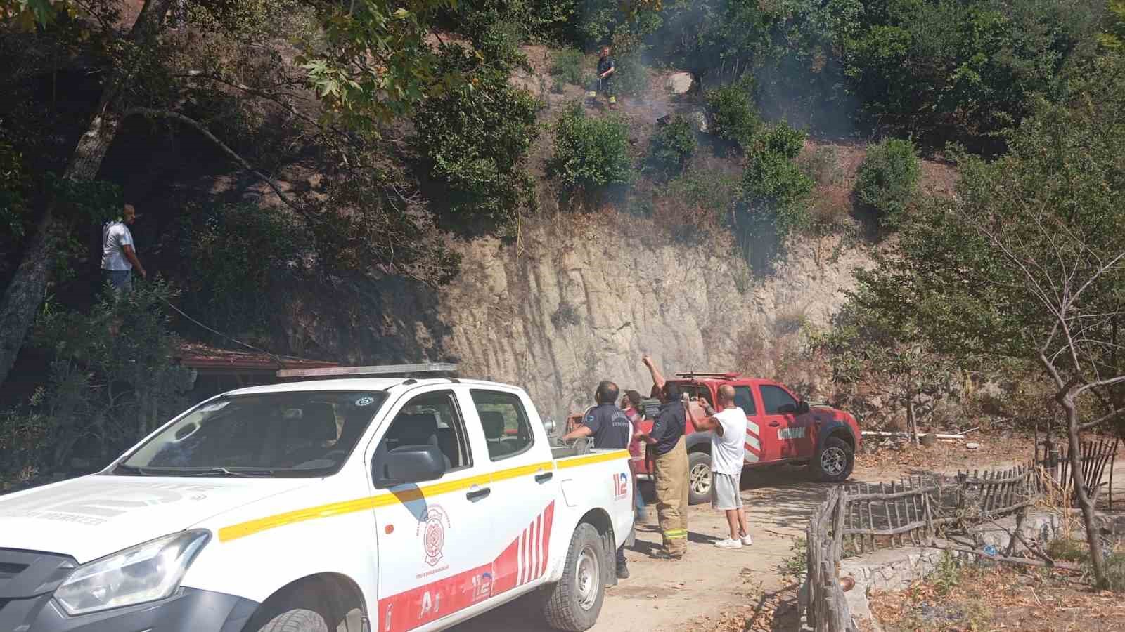 ERDEK’TE ORMAN YANGINI EKİPLERİN ORTAK ÇALIŞMASIYLA SÖNDÜRÜLDÜ