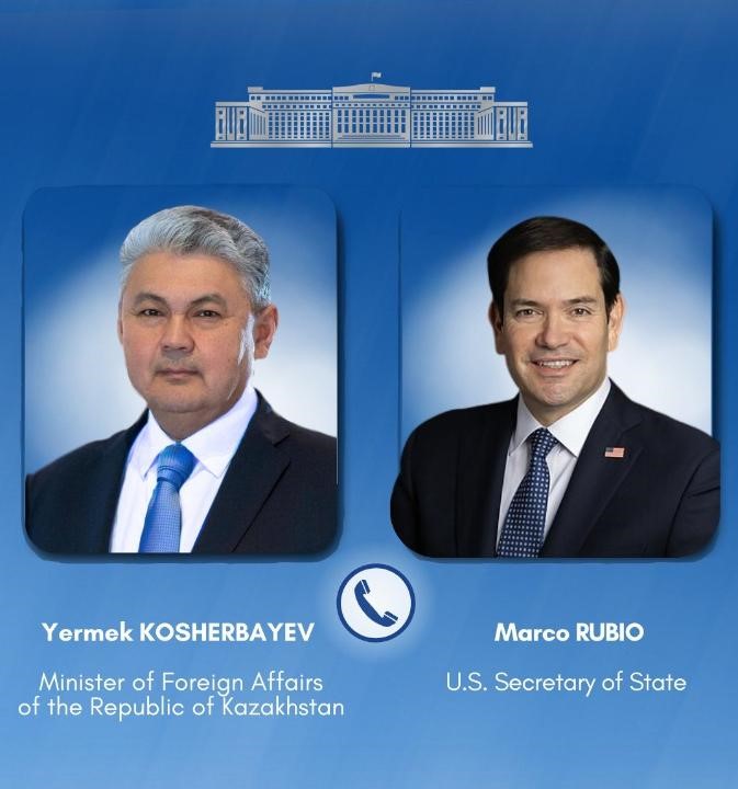 KAZAKİSTAN DIŞİŞLERİ BAKANI KOŞERBAYEV, ABD’Lİ MEVKİDAŞI RUBİO İLE HAZAR BORU HATTI KONSORSİYUMU SALDIRILARINI GÖRÜŞTÜ