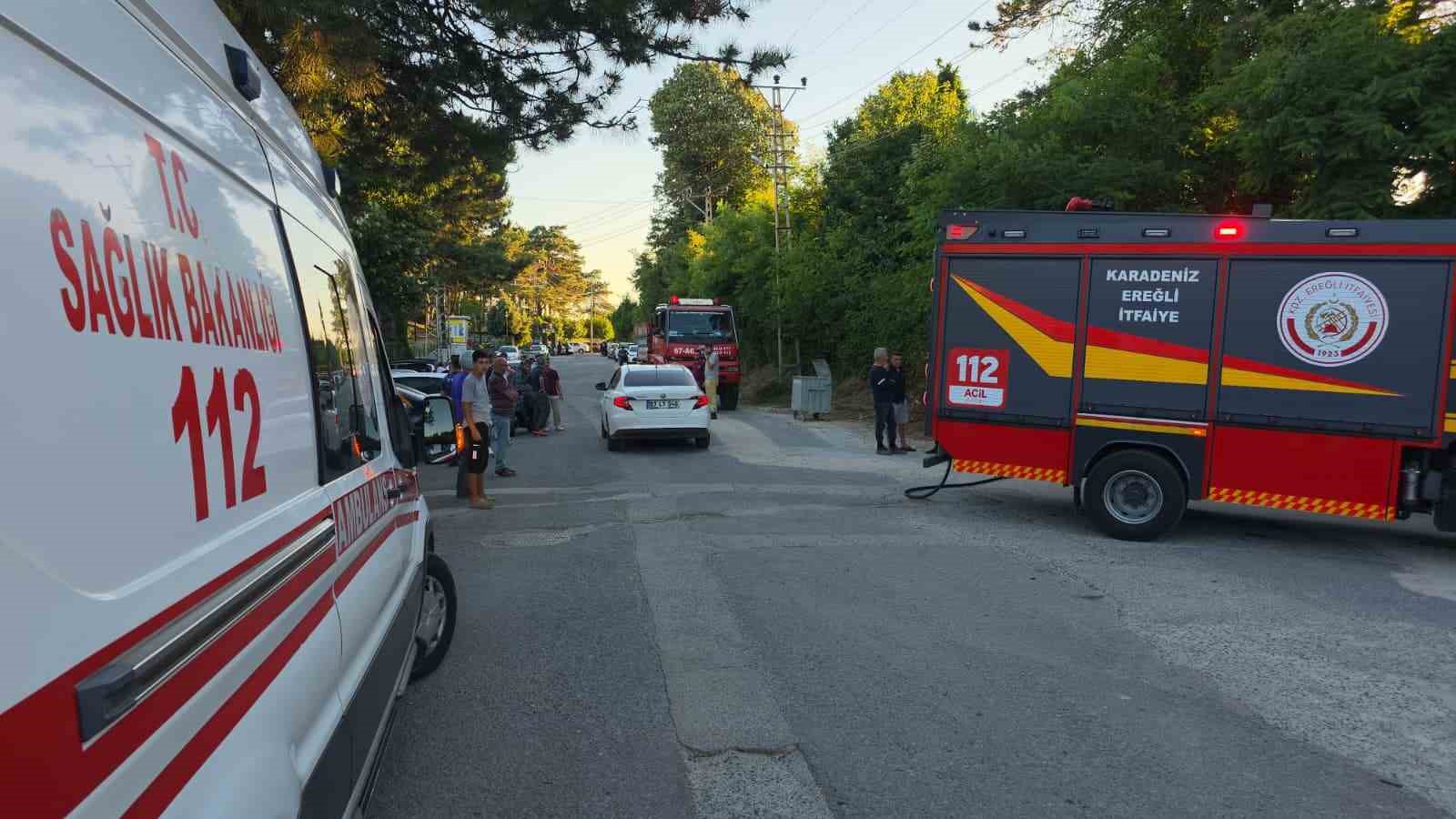BOŞ ARAZİDE ÇIKAN YANGIN BÜYÜMEDEN SÖNDÜRÜLDÜ