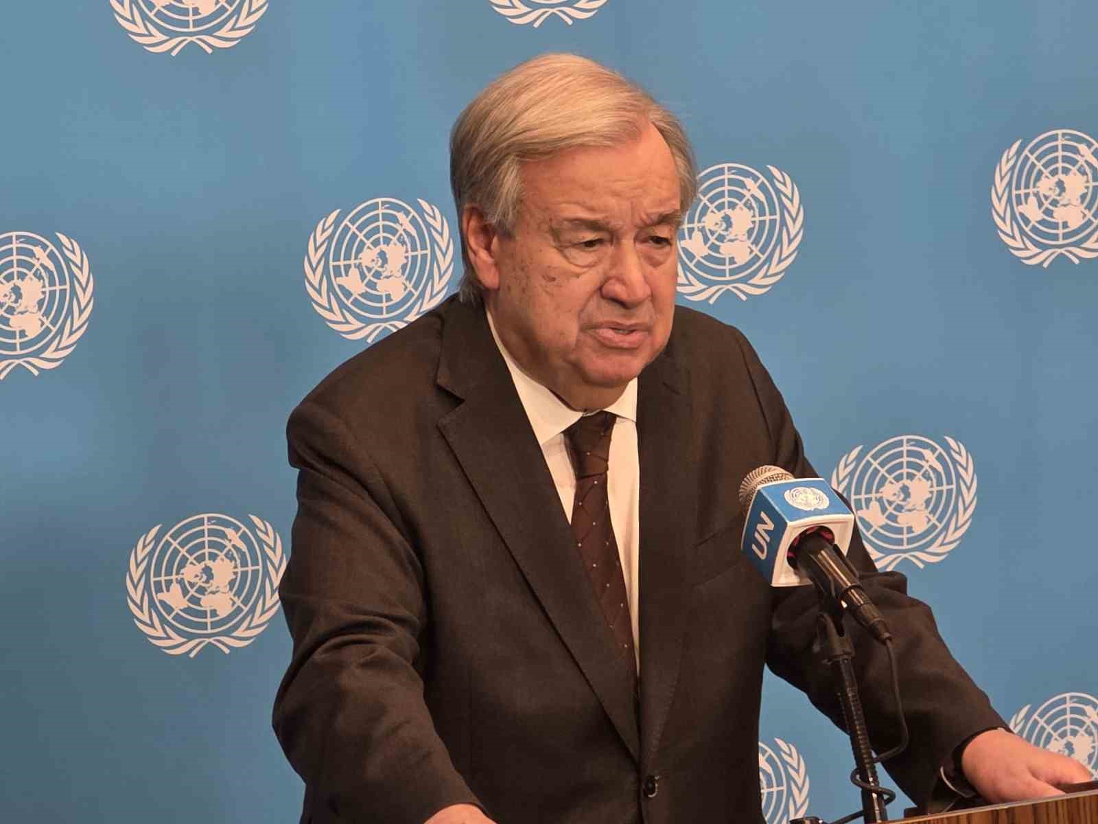 BM GENEL SEKRETERİ GUTERRES: "DÜNYA ARTIK DAHA FAZLA SAVAŞI KALDIRAMAZ"