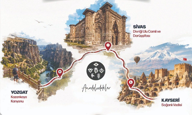 ORAN KALKINMA AJANSINDAN YOZGAT,KAYSERİ VE SİVAS TURİZMİNE 25 MİLYON TL. MALİ DESTEK