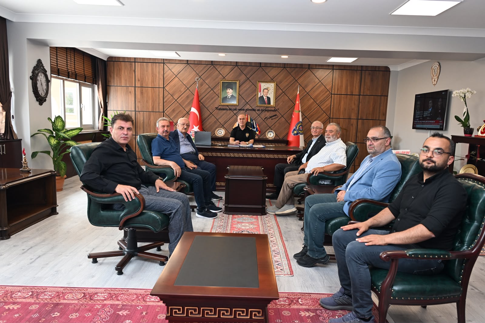 EMNİYET MÜDÜRÜ TUNCAY PEKİN : BASINIMIZLA İŞBİRLİĞİ İÇERİSİNDE ÇALIŞMAYI ÖNEMSİYORUZ