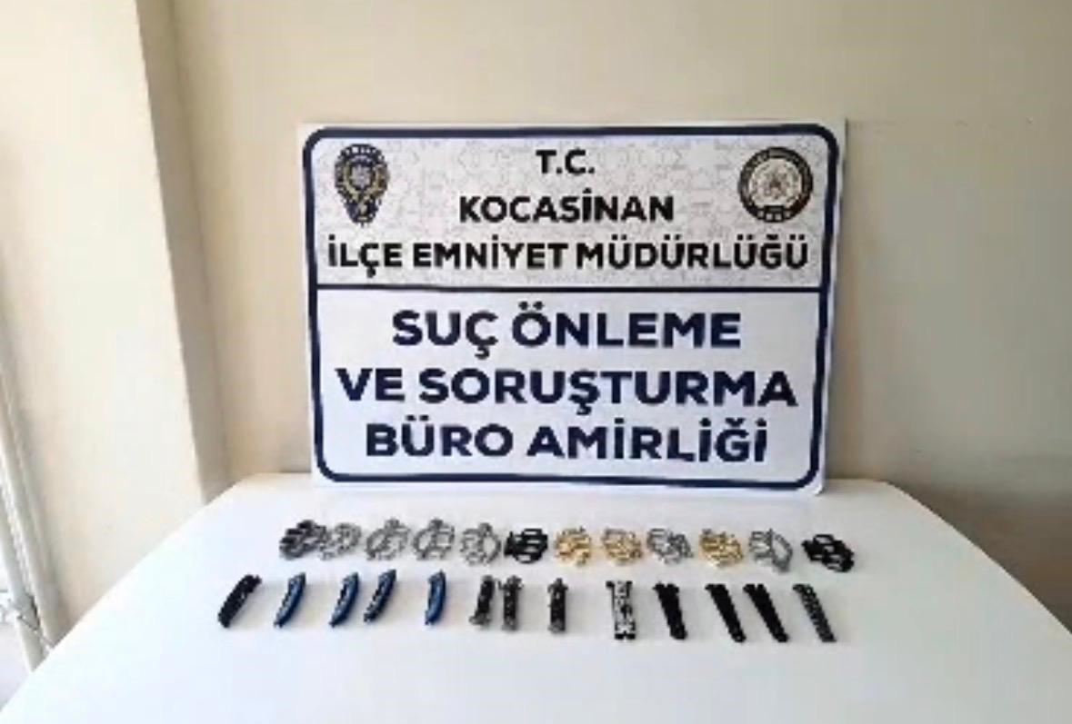 KAYSERİ’DE YASAKLI BIÇAK OPERASYONU: ÇOK SAYIDA SUSTALI VE MUŞTA ELE GEÇİRİLDİ