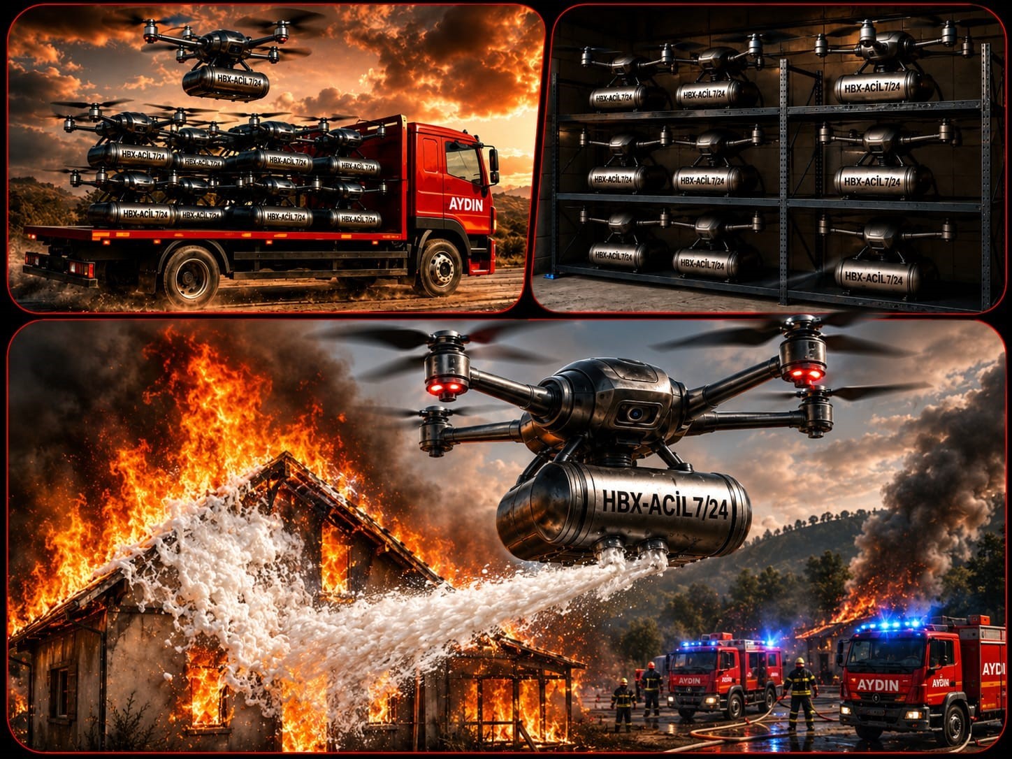 ORMAN VE ARAZİ YANGINLARI İLE MÜCADELEDE ‘AKILLI DRONE" ÖNERİSİ