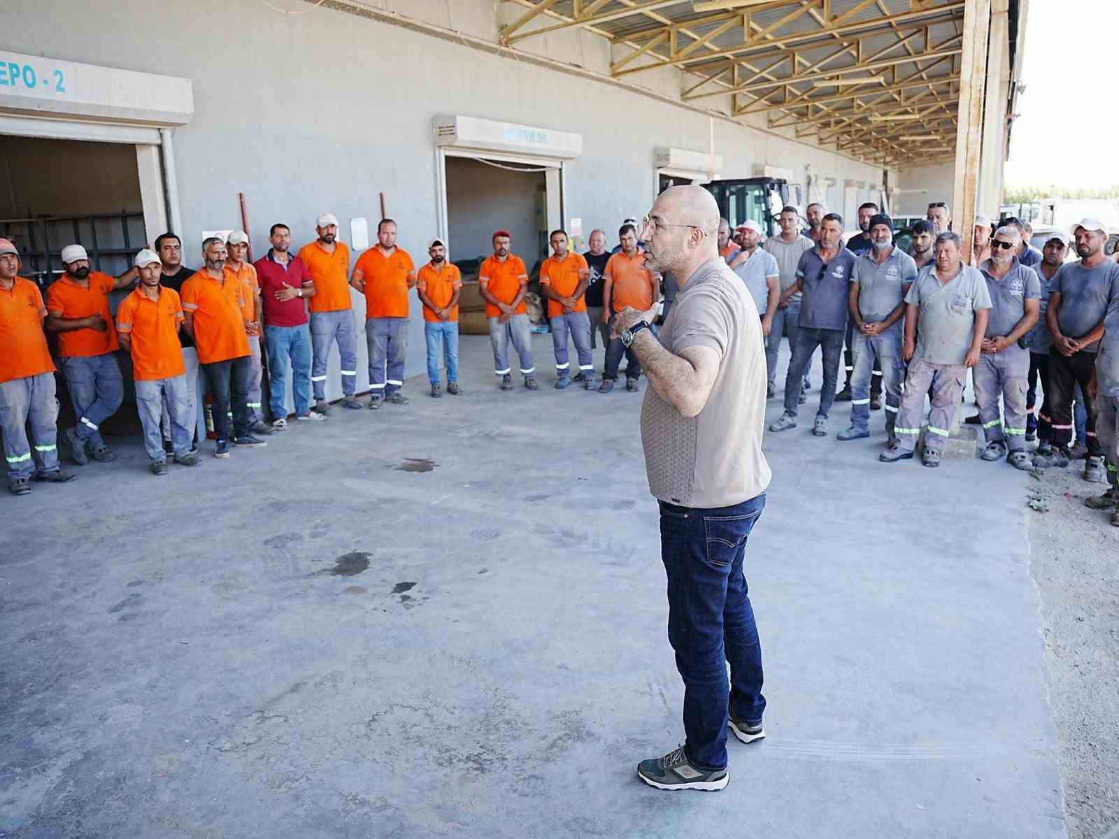 BÖLGEDE ETKİLİ OLAN ÇÖL SICAKLARI NEDENİYLE MESAİ SAATLERİ DEĞİŞTİRİLDİ