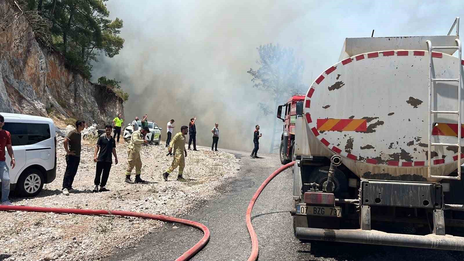 ALANYA’DA ORMAN YANGINI