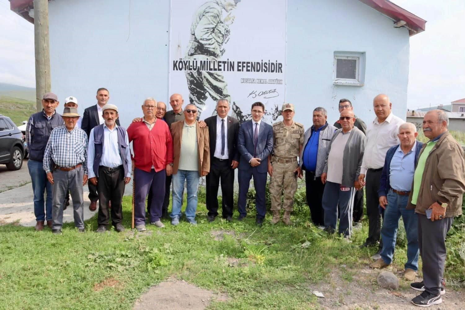 ÇILDIR KAYMAKAMI SAKIZCI KÖYLERDE