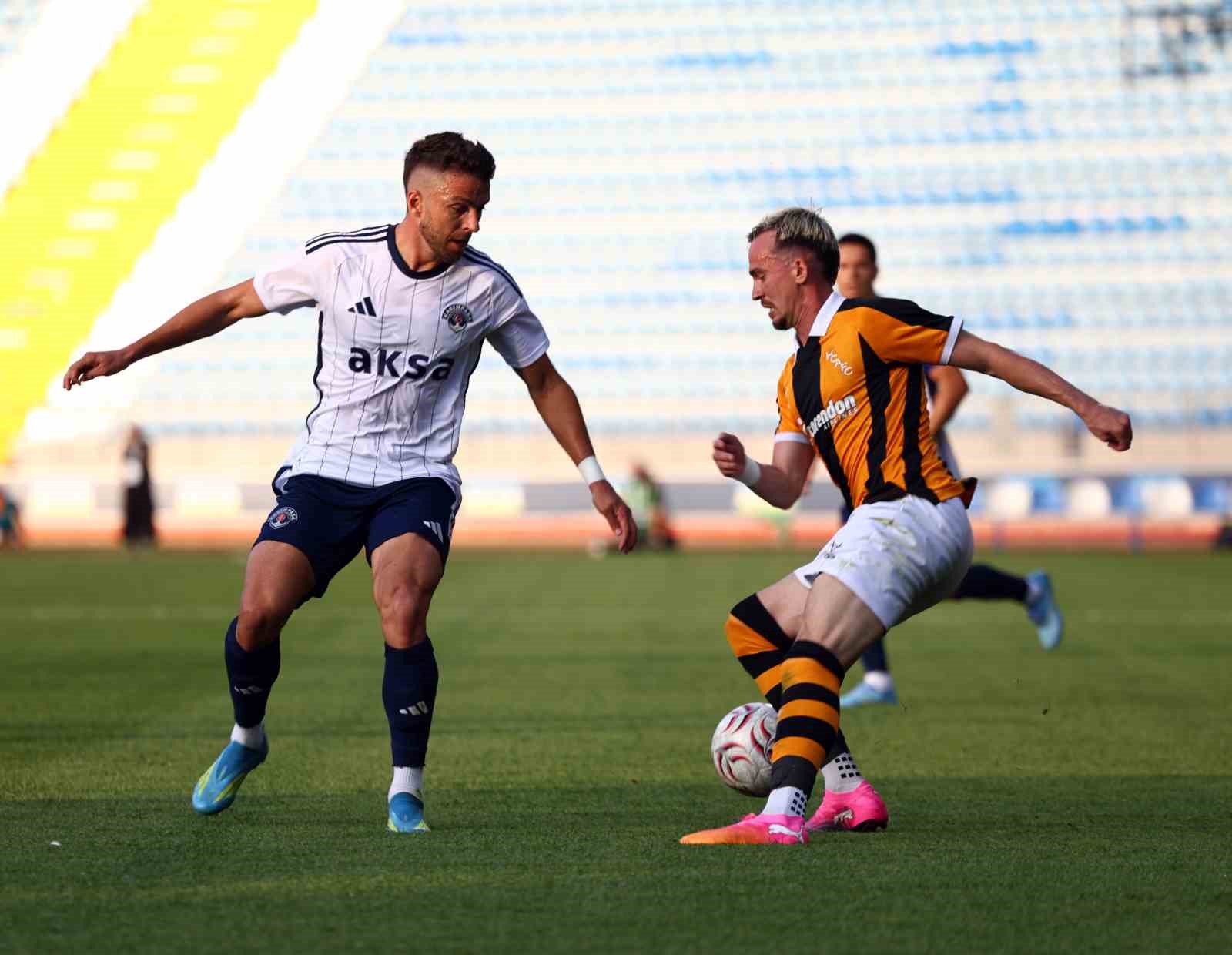 KASIMPAŞA İLE HULL CİTY HAZIRLIK MAÇINDA 1-1 BERABERE KALDI