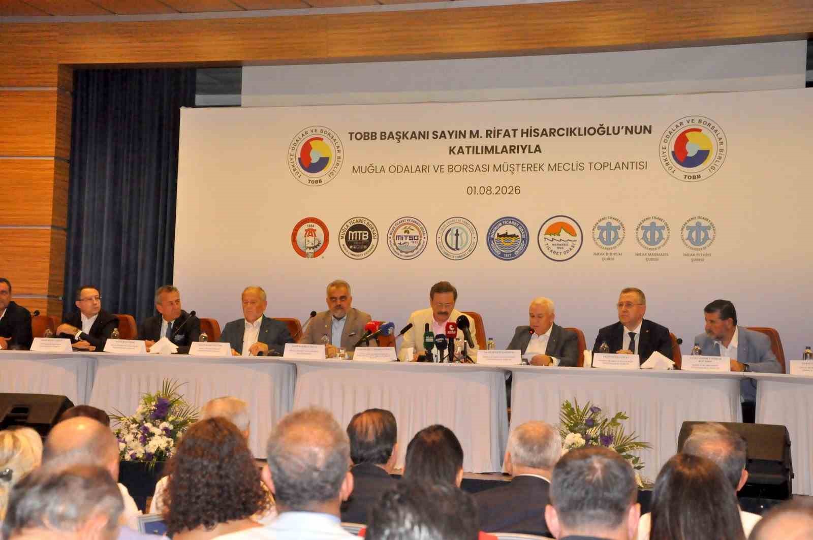 TOBB BAŞKANI HİSARCIKLIOĞLU: "ORTAK AKILDAN UZAKLAŞMADAN ÜLKEMİZİ DAHA İLERİYE TAŞIYACAĞIZ"