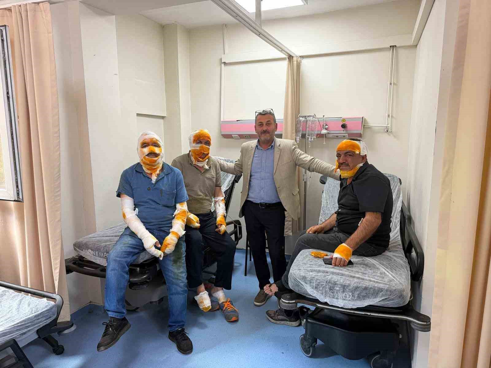 ORDU’DA EV YANGININDA TÜP PATLADI: 5 YARALI