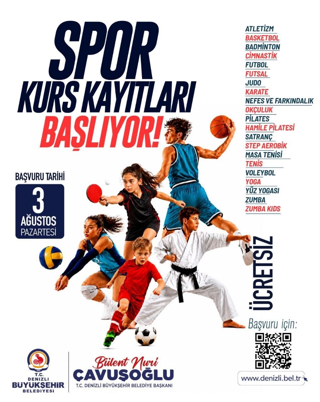 DENİZLİ BÜYÜKŞEHİRDEN 22 FARKLI BRANŞTA PROFESYONEL EĞİTİM